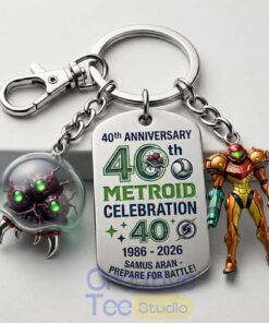 Metroid 40th Anniversary Collectors Keychain