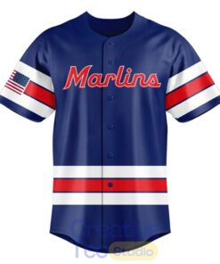 Miami Marlins 250th USA Celebration Baseball Jersey
