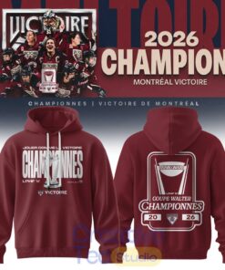 Montréal Victoire PWHL Walter Cup Championship 2026 Hoodie