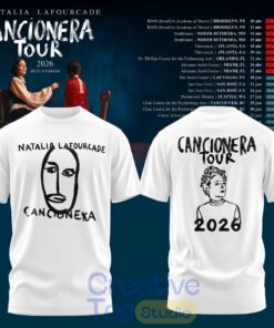 Natalia Lafourcade Cancionera Tour 2026 Face Sketch Tee