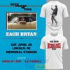 Nebraska Huskers x Zach Bryan With Heaven on Tour 2026 T-Shirt
