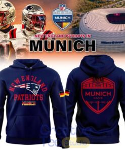 New England Patriots NFL Munich Game 2026 Tee Hoodie