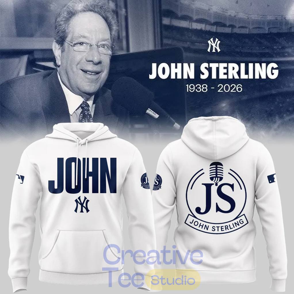 New York Yankees Honoring The Legend - Voice of the Yankees John Sterling Hoodie New York Yankees Honoring The Legend - Voice of the Yankees John Sterling Hoodie