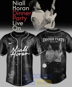Niall Horan Dinner Party Live On Tour Baseball Jersey