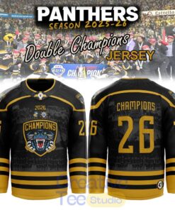 Nottingham Panthers 2026 Double Champions Hockey Jersey
