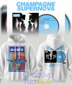 OASIS 30 years of “Champagne Supernova” Tee Hoodie