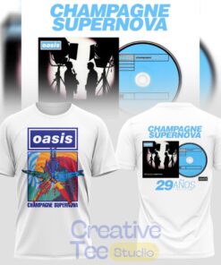 OASIS 30 years of “Champagne Supernova” Tee Hoodie