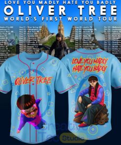 Oliver Tree “Love You Madly Hate You Badly” World Tour 2026 Baseball Jersey