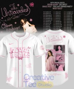 Olivia Rodrigo The Unraveled Tour 2026 Special Baseball Jersey