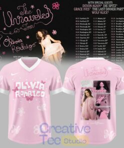 Olivia Rodrigo The Unraveled Tour 2026 Special Football Jersey