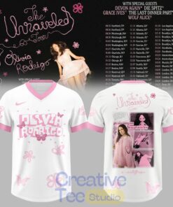 Olivia Rodrigo The Unraveled Tour 2026 Special Football Jersey