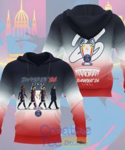 PSG Champions League Budapest Final 2026 Tee Hoodie