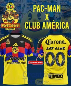 Pac-Man x Club América 2025-26 Home Jersey