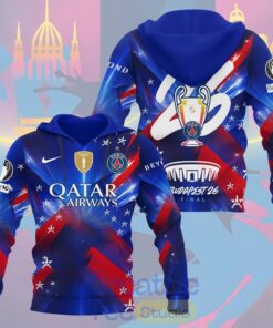 Paris Saint-Germain Champions League Budapest Final 2026 Tee Hoodie