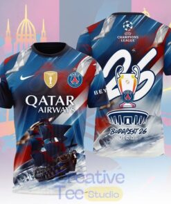 Paris Saint-Germain F.C Champions League Final 2026 Tee Hoodie – Boat