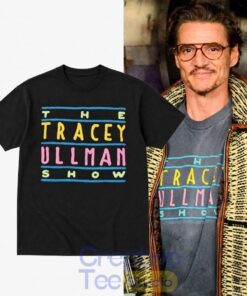 Pedro Pascal Mandalorian And Grogu Millennium Falcon The Tracey Ullman Show Shirt