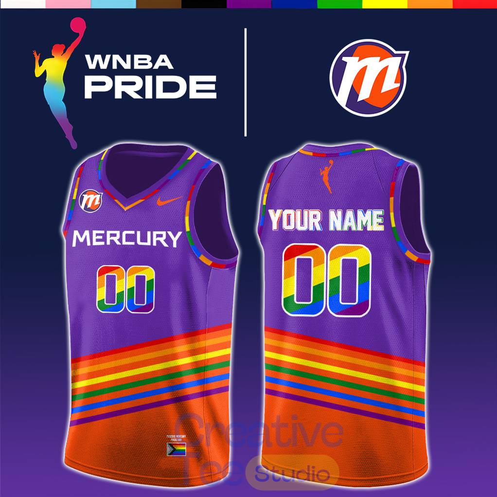 Phoenix Mercury x Pride Day 2026 Basketball Jersey Phoenix Mercury x Pride Day 2026 Basketball Jersey