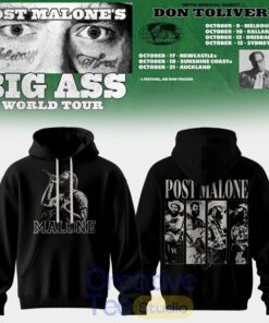 Post Malone Big Ass World Tour Midnight Posty Hoodie