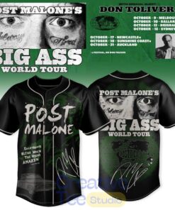 Post Malone Big Ass World Tour Vintage Jersey