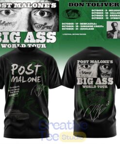Post Malone Big Ass World Tour Vintage Tee Hoodie