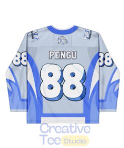 Pudgy Penguins Special Edition Hockey Jersey – Blue