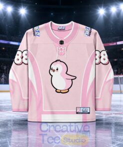 Pudgy Penguins Special Edition Hockey Jersey – Pink