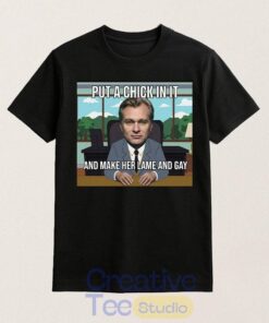 Put A Chick In It And Make Her Lame And Gay Christopher Nolan Meme T-Shirt
