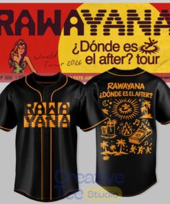 Rawayana ¿Dónde Es El After? World Tour 2026 Baseball Jersey
