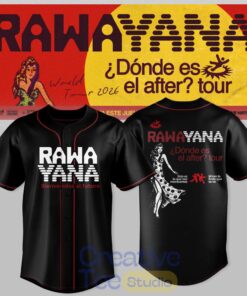 Rawayana ¿Dónde Es El After? World Tour 2026 Baseball Jersey