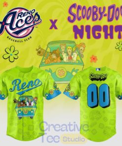 Reno Aces 2026 Scooby-Doo Night Custom Baseball Jersey