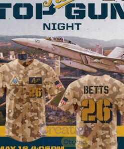 Reno Aces Top Gun Night 2026 Baseball Jersey