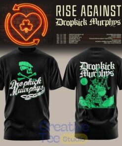 Rise Against × Dropkick Murphys Tour Celtic Riot Shirt