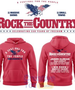 Rock the Country Celebrate 250 Years of Freedom Tee Hoodie
