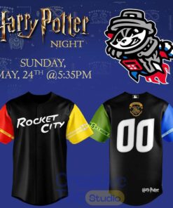Rocket City Trash Pandas Harry Potter Night 2026 Custom Baseball Jersey