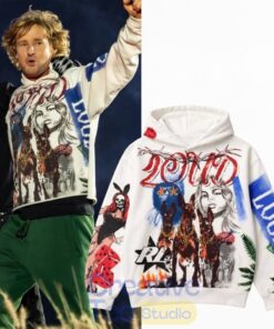 Rolling Loud Movie Owen Wilson Mixed Media Cement Hoodie