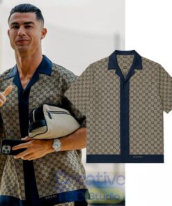 Ronaldo GC Monogram Hawaiian Shirt
