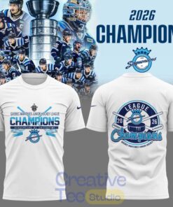 Saguenéens de Chicoutimi 2026 Quebec Maritime Junior Hockey League Champions T-Shirt