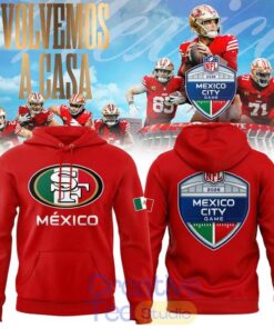 San Francisco 49ers 2026 NFL Mexico City Game Tee Hoodie
