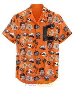 San Francisco Giants Brandon Belt Celebration Day Aloha Shirt