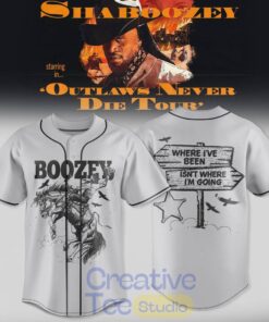 Shaboozey The Outlaws Never Die Tour 2026 Special Baseball Jersey