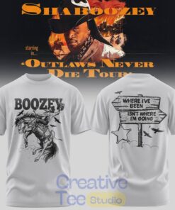 Shaboozey The Outlaws Never Die Tour 2026 T-Shirt