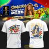 Shakira World Cup 2026 Ocean Pulse Futbol Heritage T-Shirt