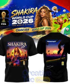 Shakira World Cup 2026 Sunset Tour Soccer Festival T-Shirt