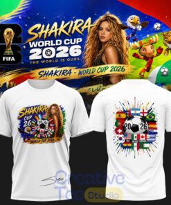 Shakira World Cup 2026 T-Shirt – Golden Stadium Vibes Edition