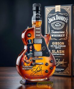 Slash Signature Gibson Les Paul Electric Guitar Whiskey Bottle – Limited Edition