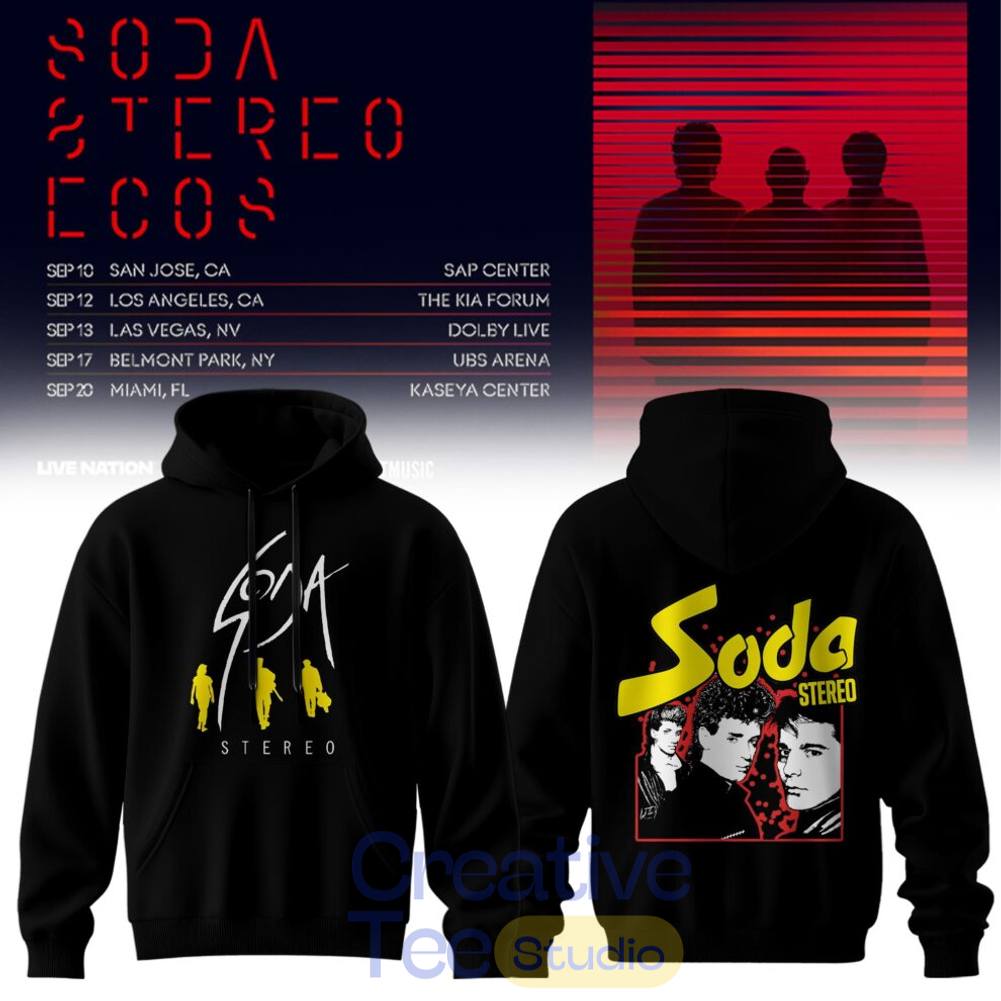 Soda Stereo ECOS Tour 2026 Special Hoodie Soda Stereo ECOS Tour 2026 Special Hoodie