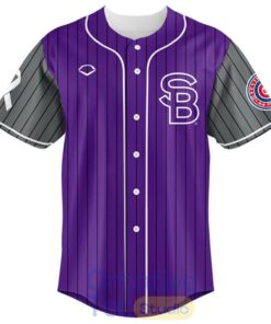 South Bend Cubs 2026 Cancer Awareness Night Custom Baseball Jersey