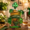 St. Patrick Day Jameson Limited Edition Celtic Harp Irish Whiskey Bottle