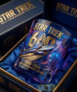Star Trek 60th Anniversary Commemorative Whiskey Glass