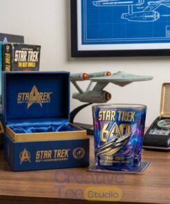 Star Trek 60th Anniversary Commemorative Whiskey Glass